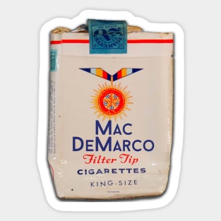 Mac DeMarco Vintage Cigarette Pack Sticker
